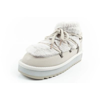 12. D.Franklin women's winter snow boots, fashionable fur lining, gray