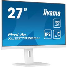iiyama ProLite XUB2792QSU-W6 computer monitor 68.6 cm (27") 2560 x 1440 px Wide Quad HD LED White