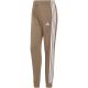 2. Women's adidas Essentials 3-Stripes Fleece Slim Pants Beige KF8317