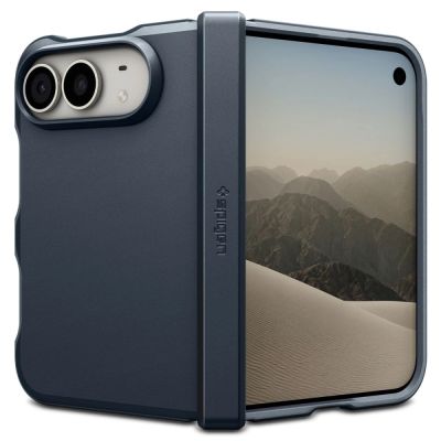 2. Spigen Tough Armor T MagSafe case for iPhone Duo - navy blue