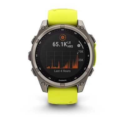 2. Garmin Fenix 8 Solar Sapphire Yellow Watch