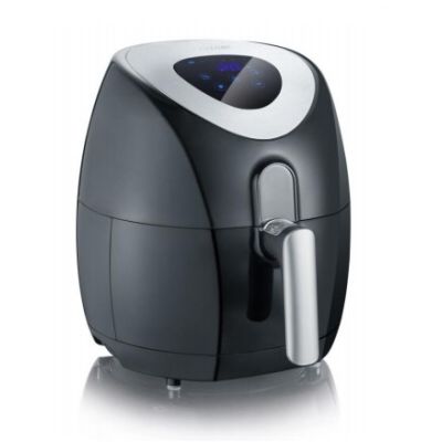 Severin 2430 Single 3.2L Autonomous 1500W Hot Air Fryer Black, Stainless Steel