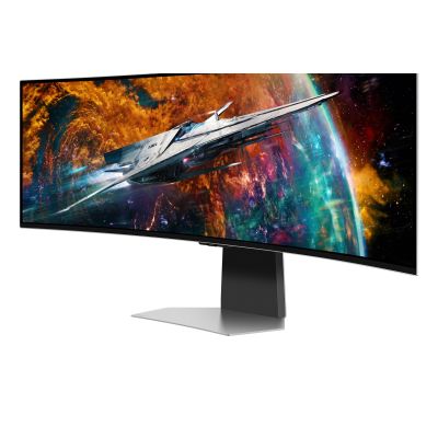 4. Samsung G95SC Computer Monitor 124.5 cm (49") 5120 x 1440 px Dual QHD OLED Silver