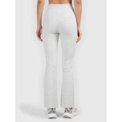 5. Women's 4F flared leg sweatpants 4FWAW26TTROF1747-27M