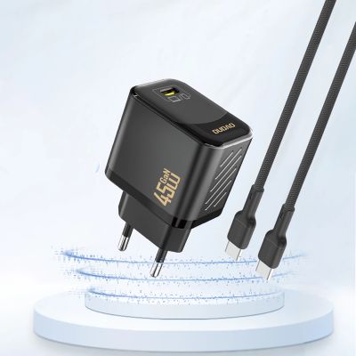 2. Dudao A28 45W GaN USB-C Wall Charger - Black