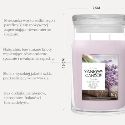 3. Large Candle DRIED LAVENDER & OAK YANKEE