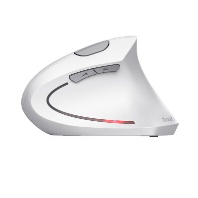 2. TRUST Verto Wireless Vertical Ergonomic Mouse, White