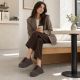 9. Women's brown leather platform shoes Filippo 6246