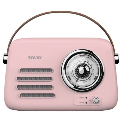 SAVIO PORTABLE RADIO PINK RS-03