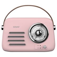 SAVIO PORTABLE RADIO PINK RS-03