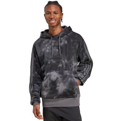 2. Adidas Sea AOP Hoodie M JW3709