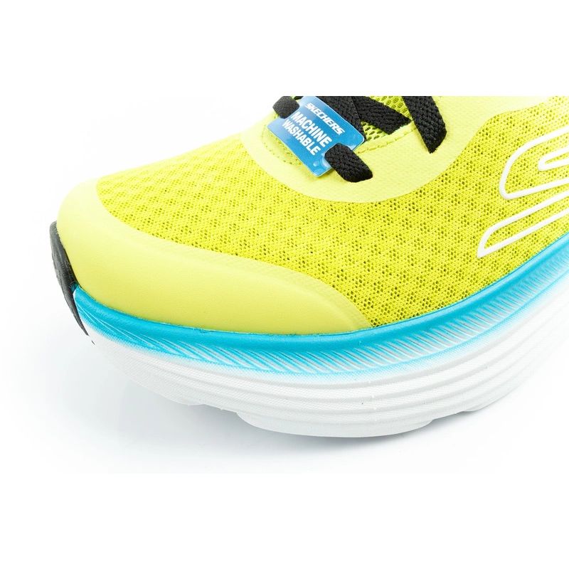 6. Skechers Max Cushioning Men's Lightweight Lime Running Shoes