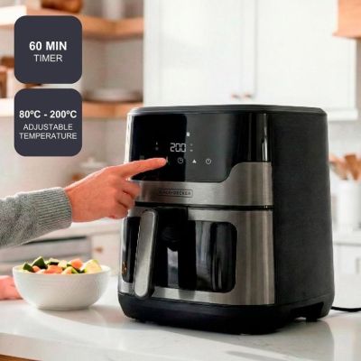 4. Black+Decker BXAF8001E 1700W fat-free fryer | 8 years old