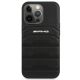 3. AMG AMHCP14XGSEBK iPhone 14 Pro Max 6,7 "black / black hardcase Leather Debossed Lines