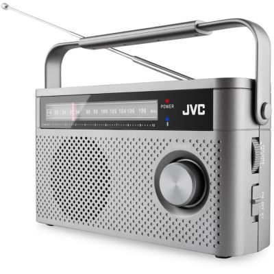 2. JVC Portable Radio RA-E315G Gray