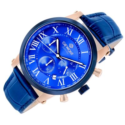 3. Giewont Chronograph Sapphire Copper Blue Men's Watch GW6260-A5