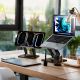 18. Wozinsky WRS-CPY84SB 360 Aluminum Laptop and Tablet Stand + Free Smartphone Stand - Black