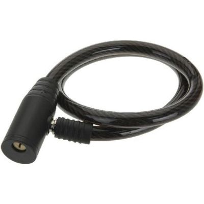 12. XQMAX SPIRAL BIKE LOCK WITH KEY 0.8x65CM BLACK