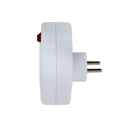5. ESPERANZA ELK304W 3-OUTLET ELECTRIC SWITCH WITH SWITCH, WHITE