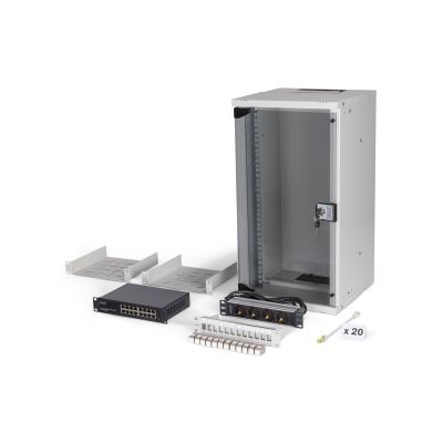Digitus SOHO Pro Network Kit, 254 mm (10") - 12U, 315 x 300 mm (W x D)