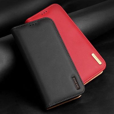 20. Dux Ducis Hivo Leather Flip Cover Genuine Leather Wallet For Cards And Documents Samsung Galaxy S22 + (S22 Plus) Black
