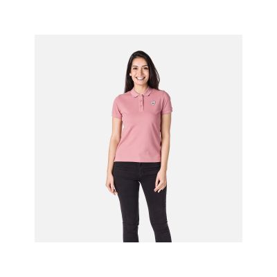 3. ROSSIGNOL W Logo Polo Shirt Pink