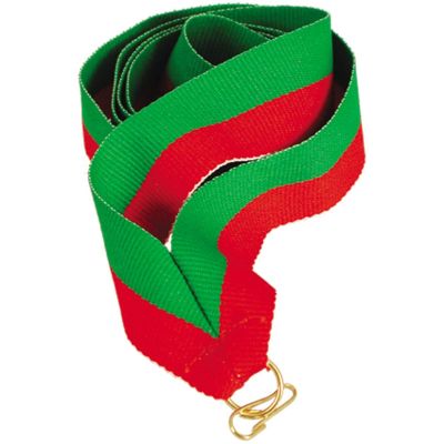 8. Ribbon 11 mm - green and red