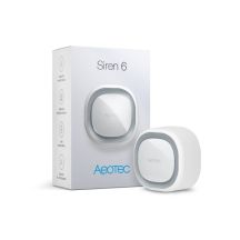 Z-Wave Siren 6 Wireless Indoor/Outdoor Siren White