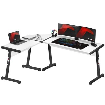 9. Huzaro Hero 6.0 White Gaming Desk