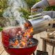 26. CHIMNEY LIGHTER FOR GRILL, HEIGHT 27.5 CM WITH WOODEN HANDLE