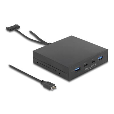 DELOCK Front Panel 3.5 USB 3.2 Gen 2 with 2 x USB-C + 2 x USB-A