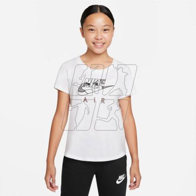 4. Nike Sportswear Tee Mascot Scoop Jr DQ4380 100