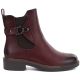 5. Women's Chelsea boots, insulated, burgundy M.Daszyński SA252-7