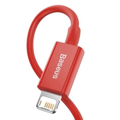 3. Baseus Superior USB - Lightning cable 2.4 A 1 m red (CALYS-A09)