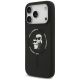 2. Karl Lagerfeld Silicone Karl&Choupette Ring MagSafe Case for iPhone 18 Pro Max / 17 Pro Max – black