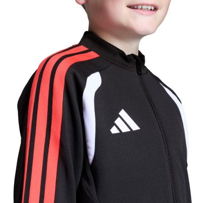15. adidas Tiro 26 Competition Training Kids' Sweatshirt Black, White, and Red KC3791
