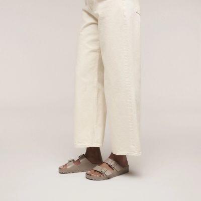 4. Birkenstock women's ARIZONA EVA 1030466 GRAY TAUPE flip-flops (narrow width)