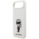 6. Karl Lagerfeld Silicone Karl Sketch & Logo MagSafe Case for iPhone 17 Air - White