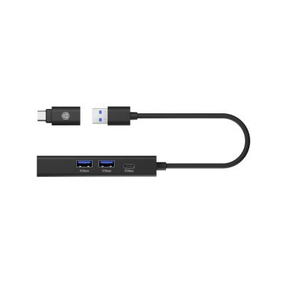 5. ICY BOX IB-HUB1439-LAN Wired USB 3.2 Gen 1 (3.1 Gen 1) Type-A Black