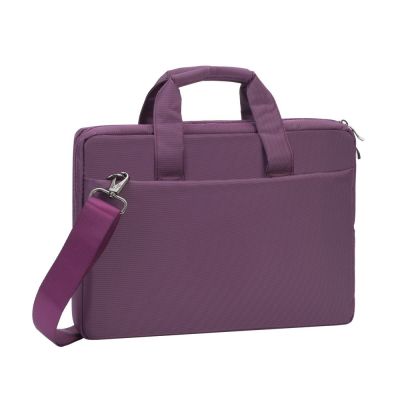 13. Rivacase Central 33.8 cm (13.3") Briefcase, Purple
