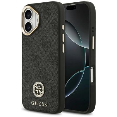 Guess 4G Strass Logo MagSafe case for iPhone 17 - black