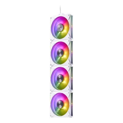 XPG HURRICANE MAG 120 Fan (120mm ARGB PWM Fan 4 pcs.) WH Retail Sale