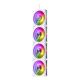 XPG HURRICANE MAG 120 Fan (120mm ARGB PWM Fan 4 pcs.) WH Retail Sale