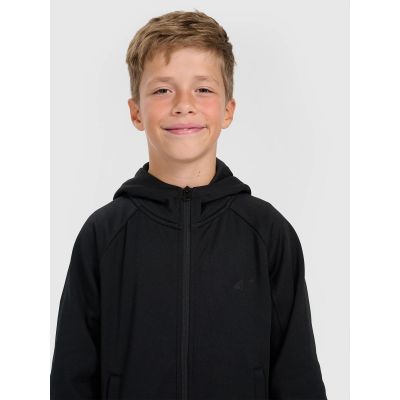 4. Boy's zip-up hoodie sweatshirt 4F 4FJRAW25TSWSM2415-20S