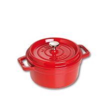 Round cast iron pot STAUB Cocotte 22 cm 2.6 L, red40509-825-0