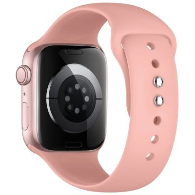 2. Tech-Protect Silicone Strap for Apple Watch 44 / 45 / 46 / 49 mm - Pink