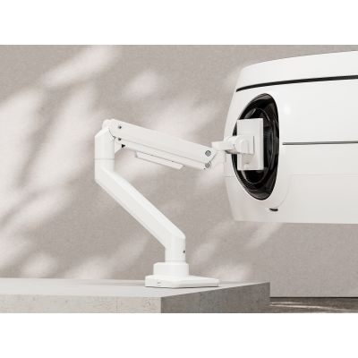 11. Equip Desk Bracket 17"-49"/1TFT 180° Gas Spring 20Kg Retail White