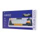 5. Machenike K600-B82W Wireless Mechanical Backlit Gaming Keyboard GR Silver Switch - Black