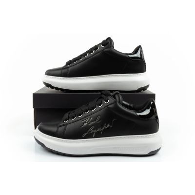 10. Karl Lagerfeld men's shoes sneakers Kapri natural leather black