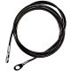 9. ATLAS ROPE 256CM EYELET STEEL PVC